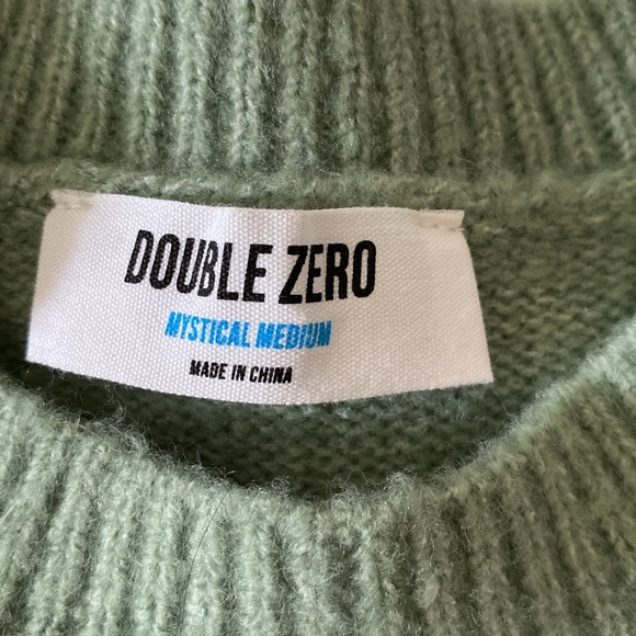 Double Zero Green Mint Sweater Vest - Picture 3 of 4